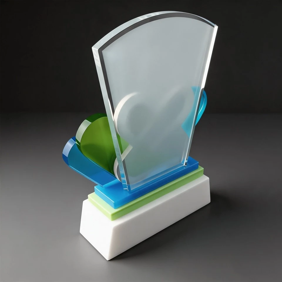 Crystal Marble Corporate Award Trophy factory